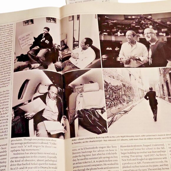 Macleans Magazine Paul Anka 8 Page Article Photos July 1 2005 Canada Day Double - Picture 5 of 9